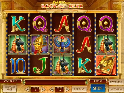 Игровой автомат Book Of Dead производителя Play'n GO